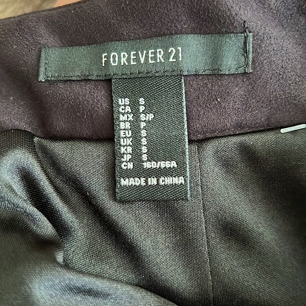 🆕 Forever 21 Faux Suede Mini Skirt - Picture 11 of 11
